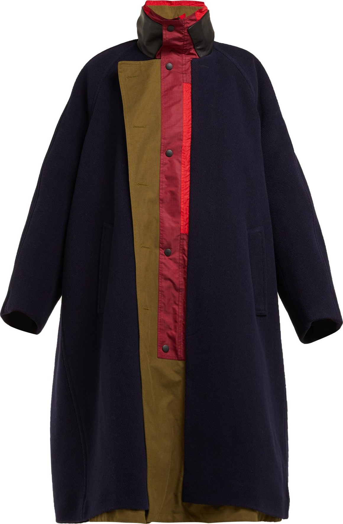 Balenciaga Wool-blend oversized coat