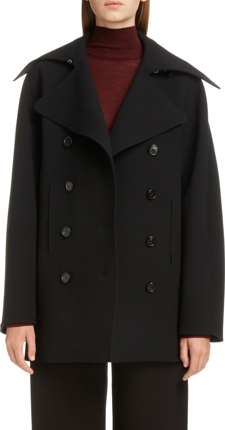 Chloe Wool Peacoat
