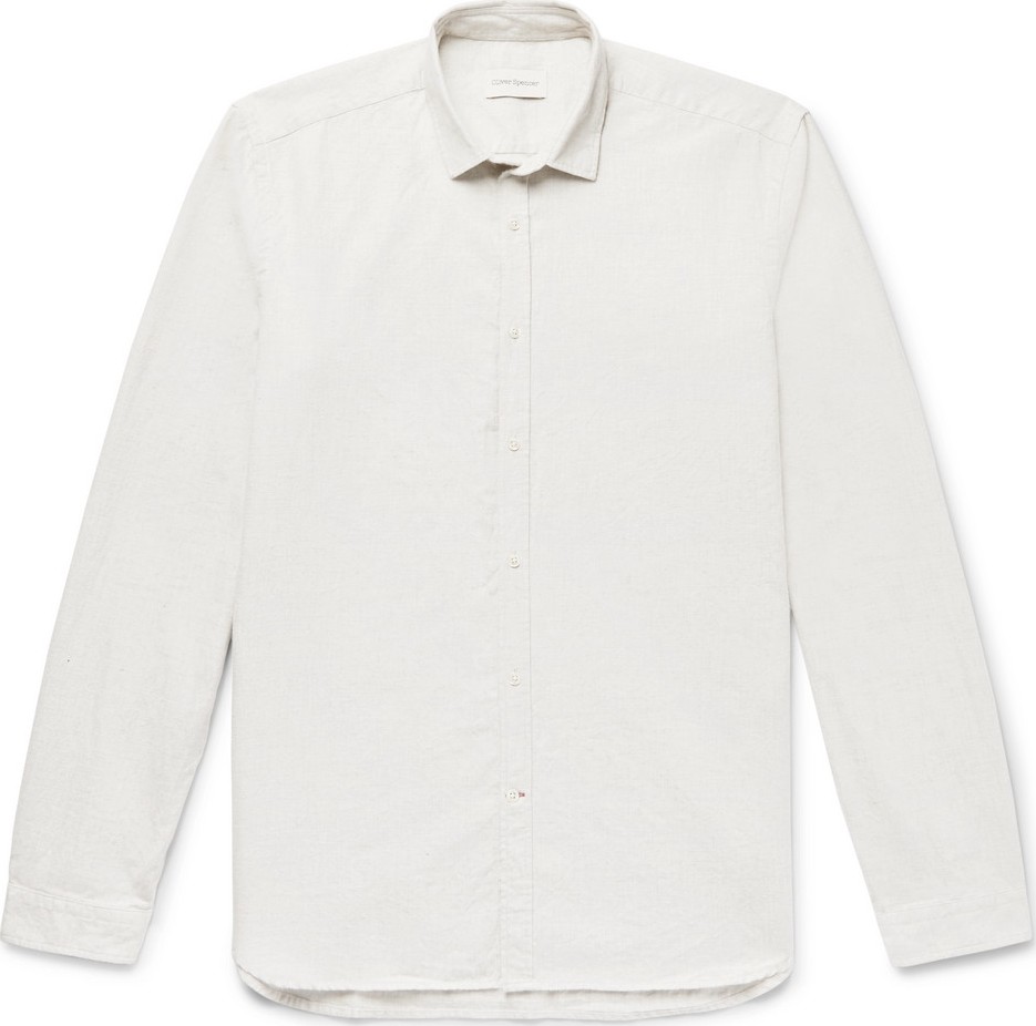 Oliver Spencer Clerkenwell Brushed-Cotton Shirt