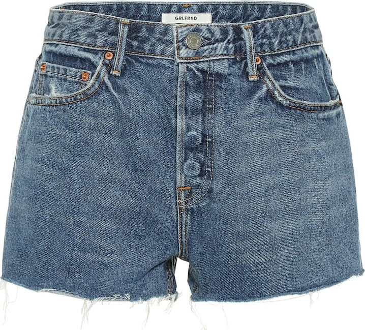 Grlfrnd Cindy high-rise denim shorts