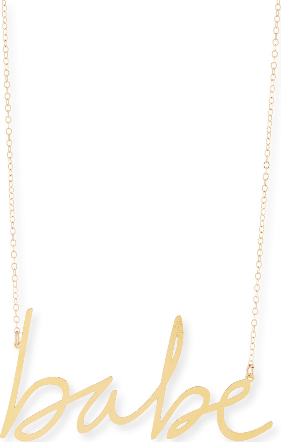 Brevity Babe Large Pendant Necklace