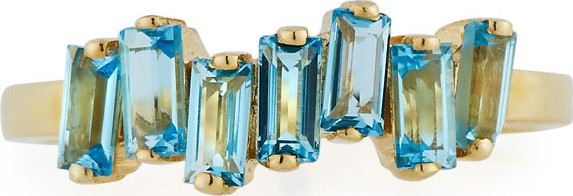 KALAN by Suzanne Kalan 14k Gold Amalfi Wave Band Ring