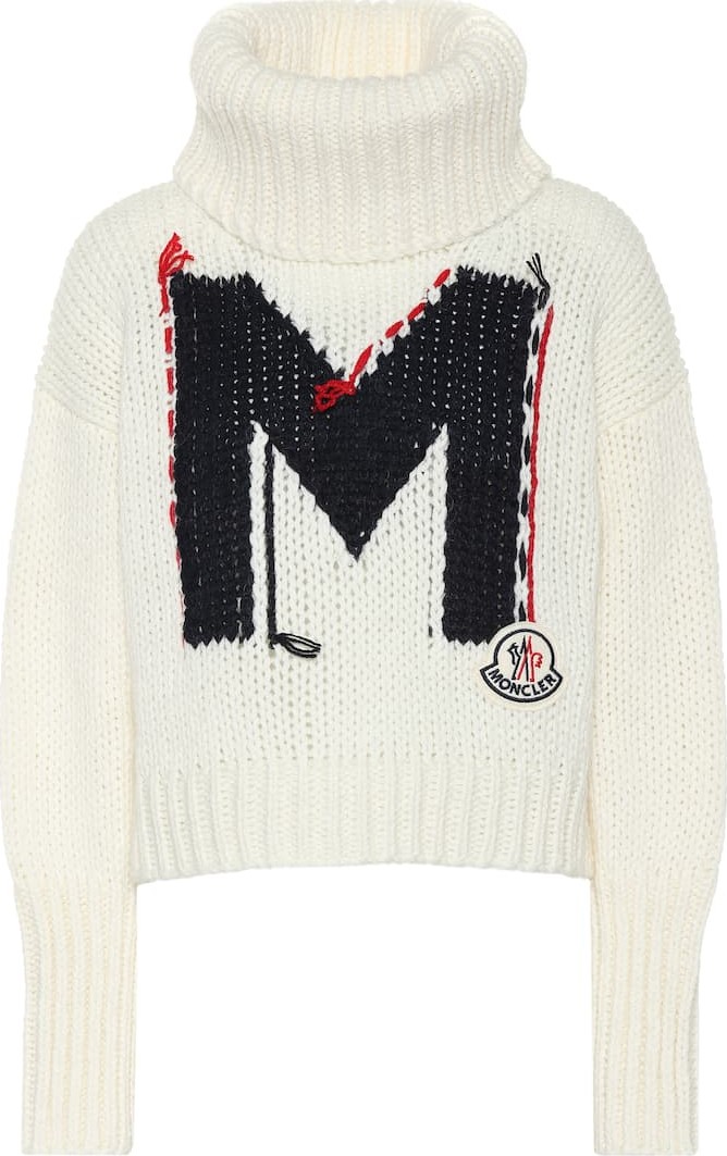 Moncler Intarsia turtleneck sweater