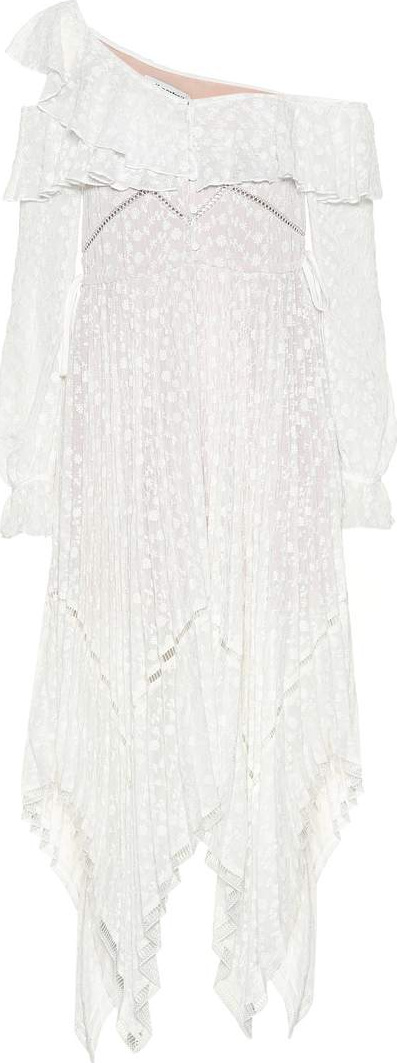 Self Portrait Daisy embroidered midi dress