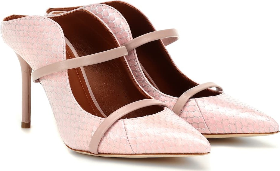 Malone Souliers Maureen 85 leather mules