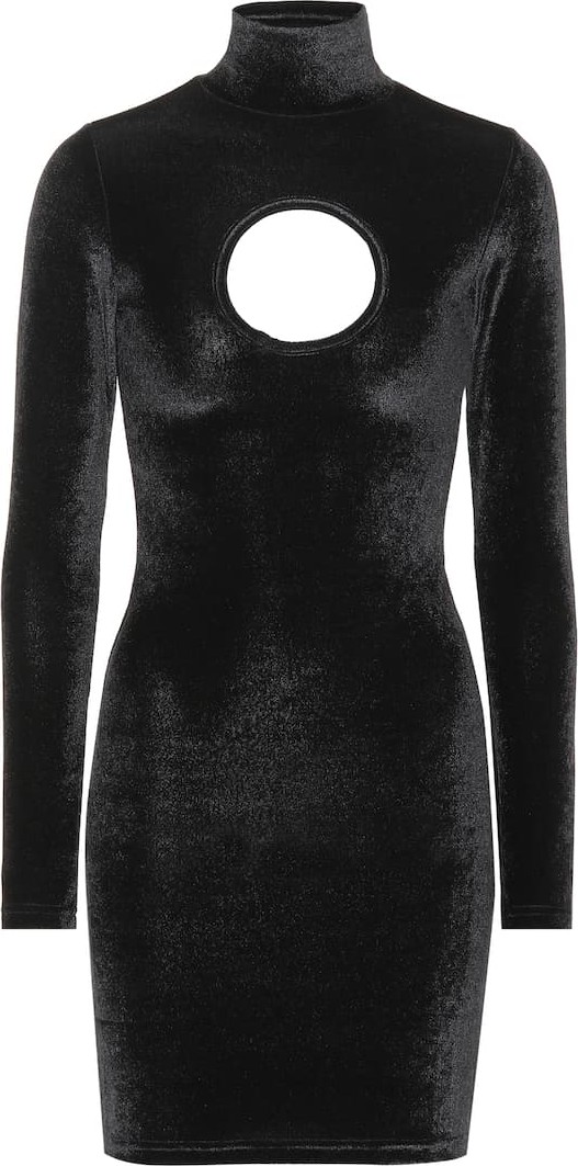 Vetements Velour minidress