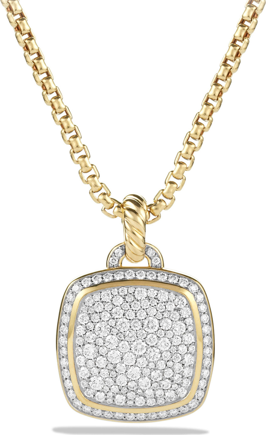 David Yurman 18k Albion® Diamond Pavé Pendant