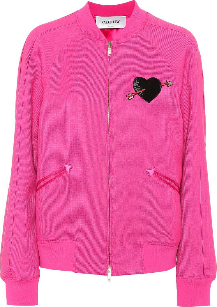 Valentino Embellished track jacket