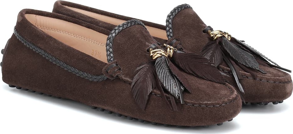 Tod's Gommino suede loafers