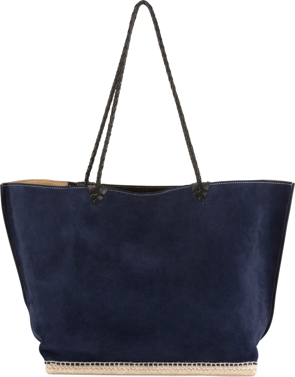 Altuzarra Espadrille Large Suede Shoulder Tote Bag