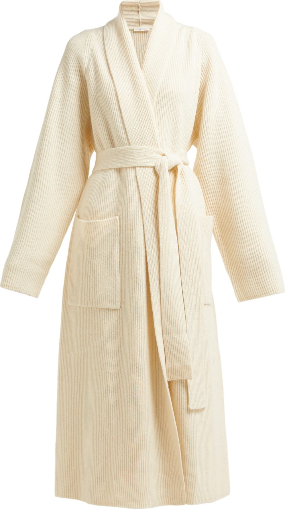 THE ROW Tappi ribbed-knit cashmere cardigan