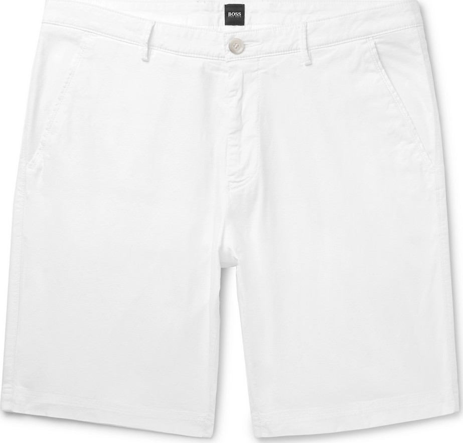 HUGO BOSS Slim-Fit Stretch-Cotton Shorts