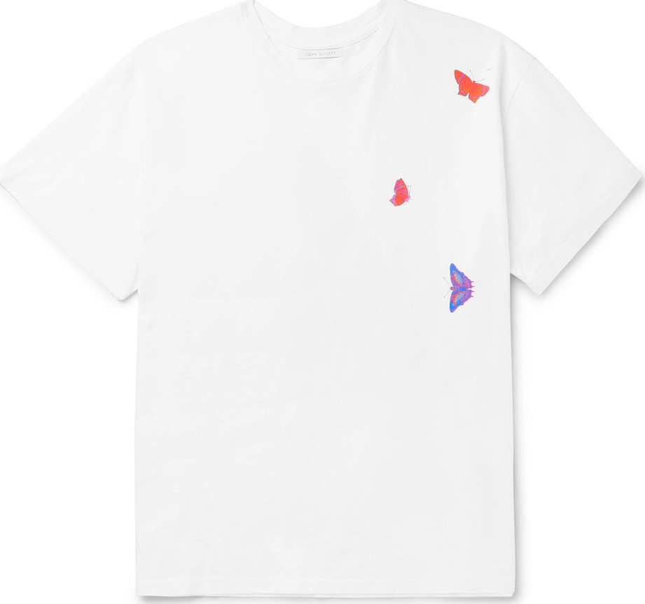 John Elliott Printed Cotton-Jersey T-Shirt