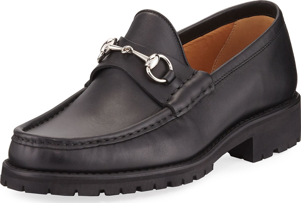 Gucci Leather Moccasin