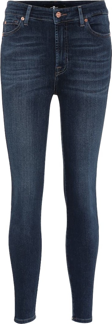 7 For All Mankind Aubrey high-rise skinny jeans