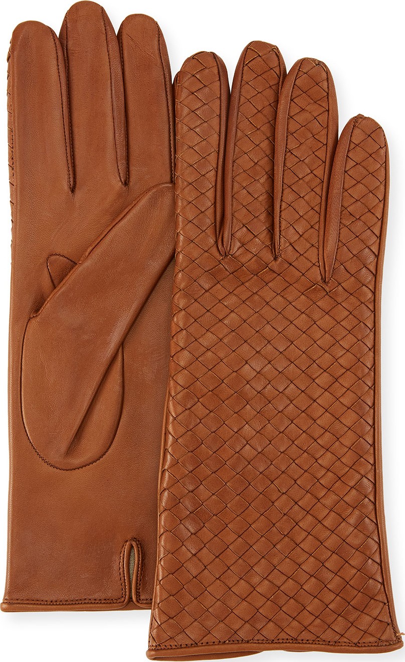 Portolano Woven Napa Leather Gloves