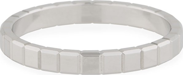 Chopard 18k White Gold Ice Cube Ring, Size 53