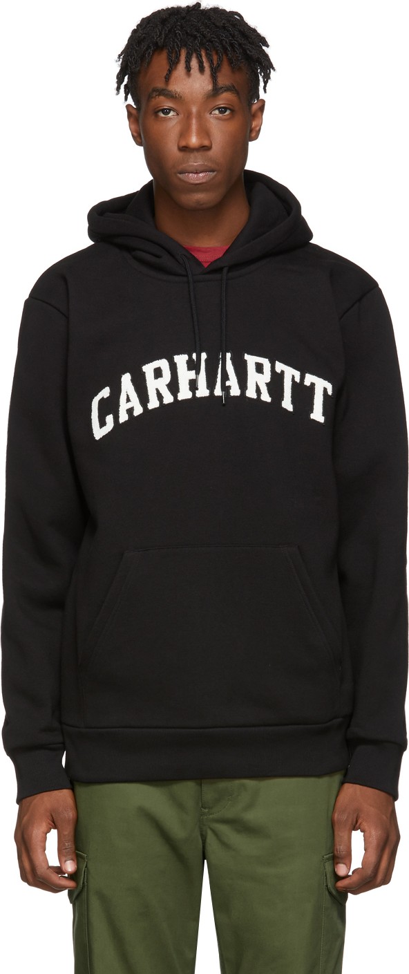 Carhartt Work In Progress Black Princeton Hoodie