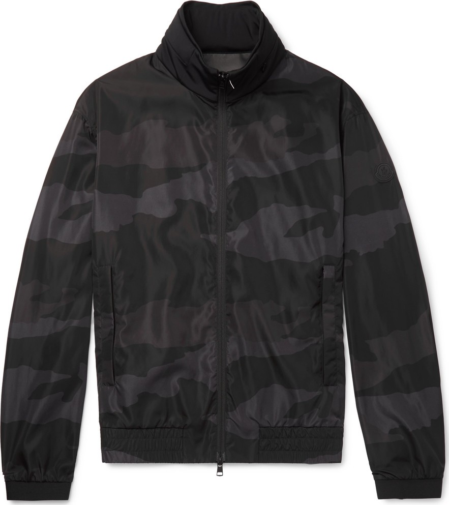 Moncler Theodore Camouflage-Print Shell Jacket