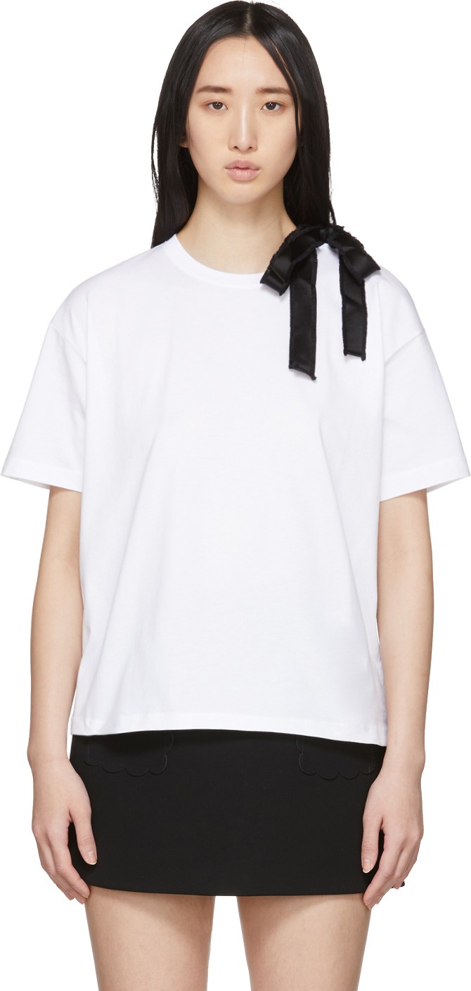 RED Valentino White Ballet T-Shirt
