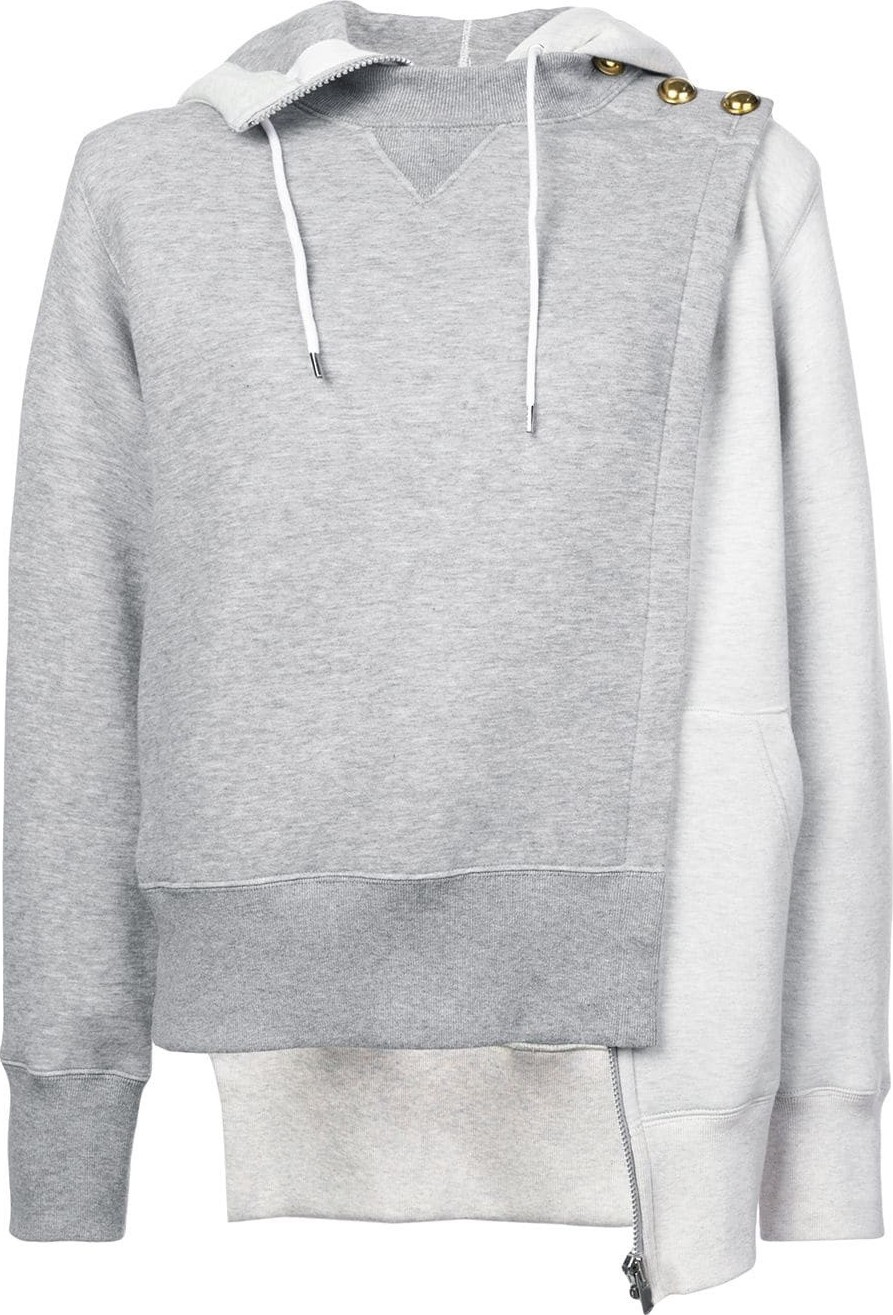 Sacai patchwork hoodie
