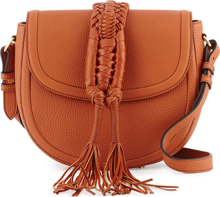 Altuzarra Ghianda Woven Knot Saddle Bag