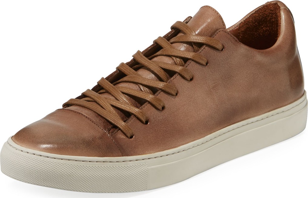 John Varvatos Men's Reed Leather Low-Top Sneakers