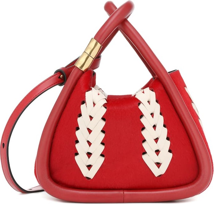 BOYY Wonton 20 Whipstitch calf hair tote