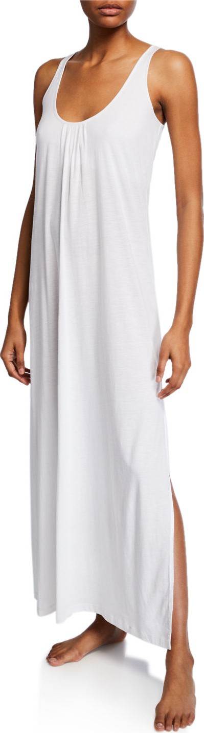 SKIN Kaia Long Jersey Nightgown