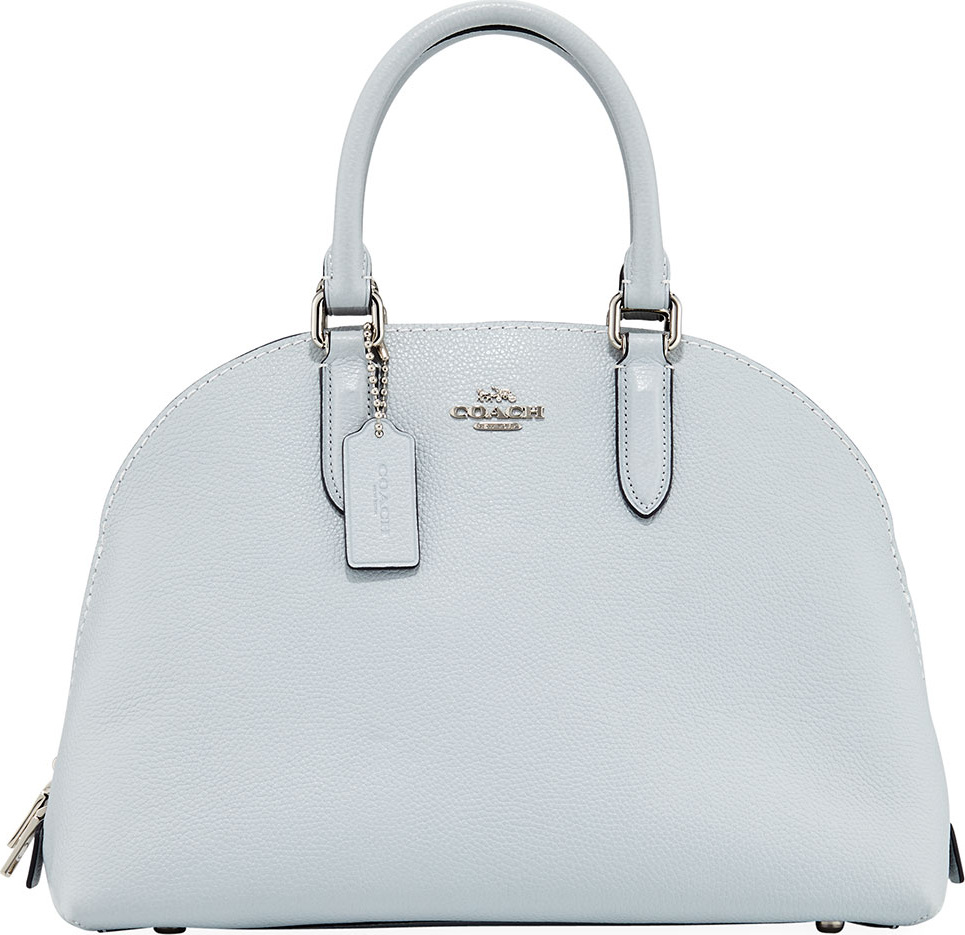COACH 1941 Quinn Polished Leather Dome Satchel Bag