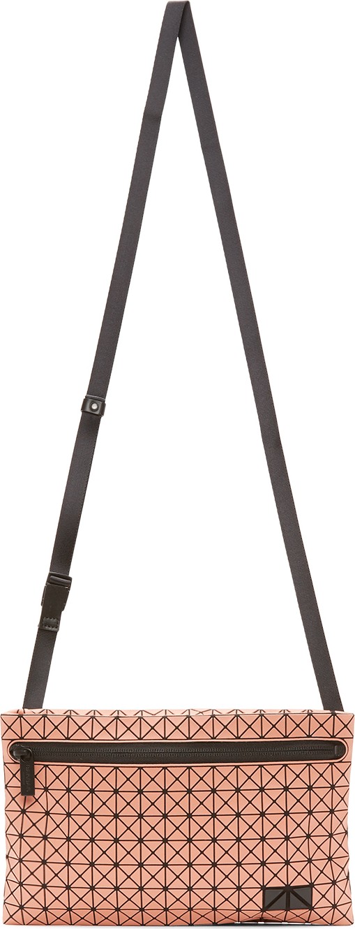Bao Bao Issey Miyake Pink Kuro Sash Messenger Bag