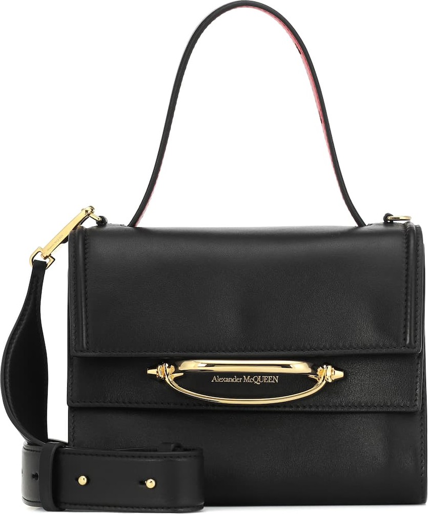 Alexander McQueen The Story leather shoulder bag