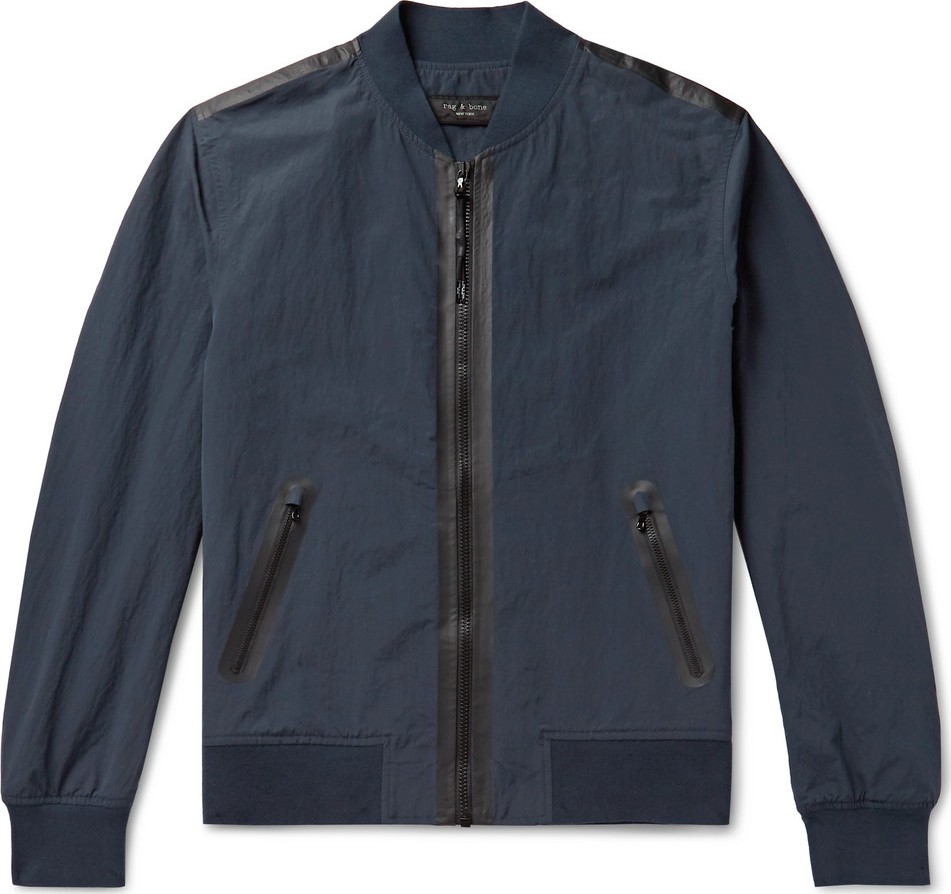 Rag & Bone Nylon and Cotton-Blend Bomber Jacket