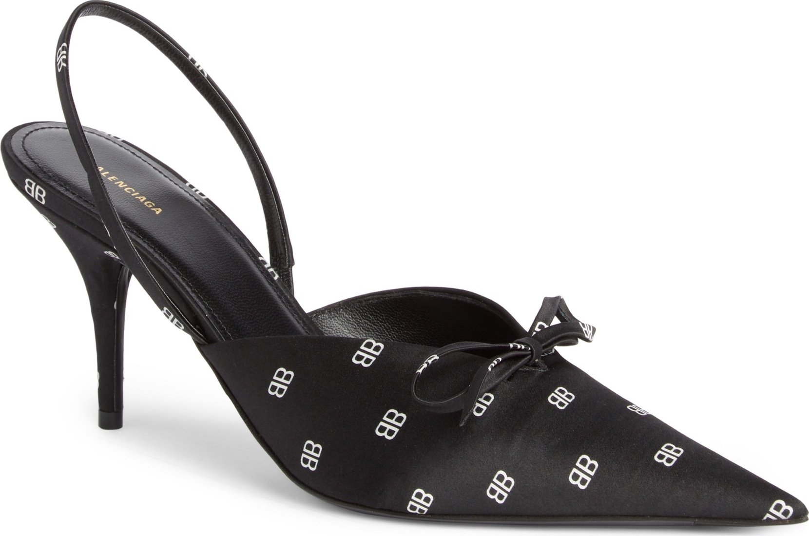 Balenciaga BB Logo Slingback Pump