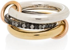 Spinelli Kilcollin - 18K yellow gold Libra diamond ring