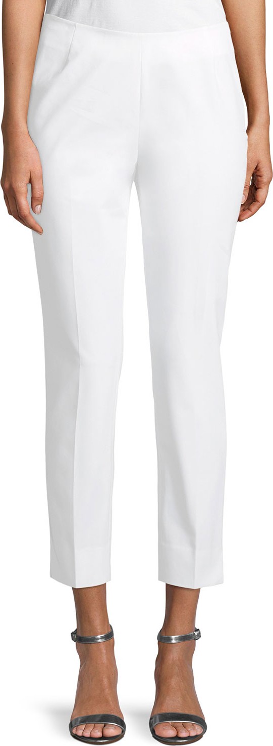 Lafayette 148 New York Fundamental Bi-Stretch Cropped Stanton Pant