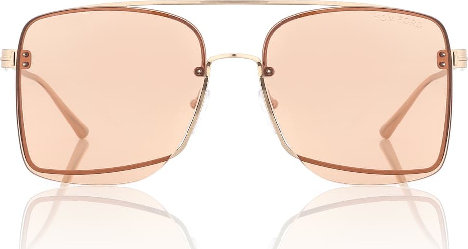TOM FORD Square metal sunglasses