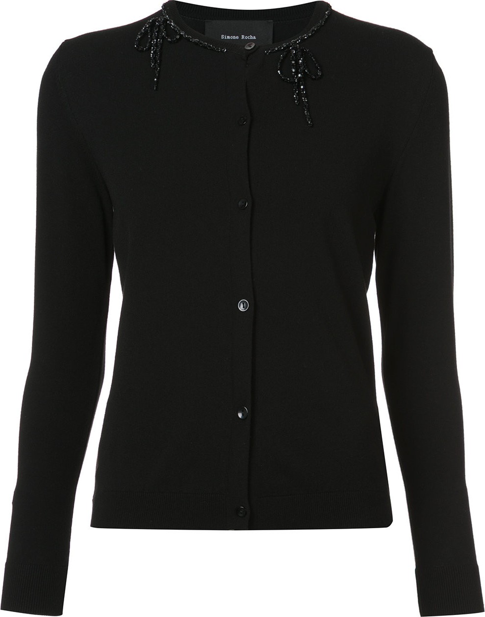 Simone Rocha embellished neck cardigan