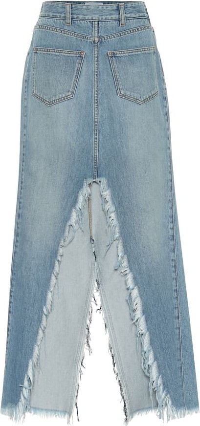 Givenchy Denim midi skirt
