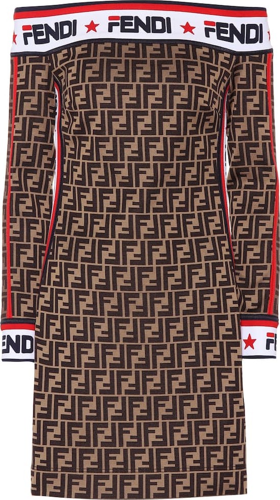 Fendi FENDI MANIA jersey dress