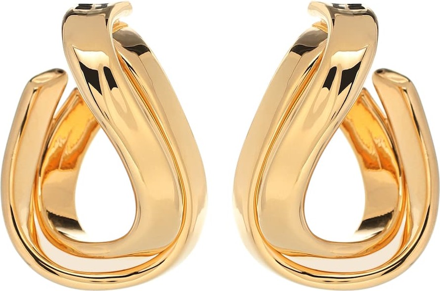 Balenciaga Twisted hoop earrings