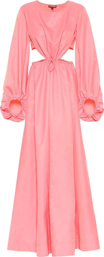 Staud Ivy cut-out maxi dress