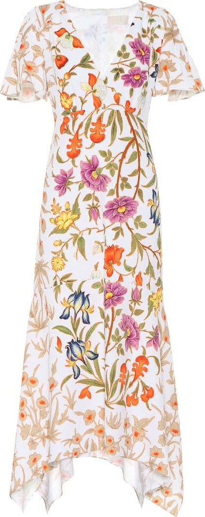 Peter Pilotto Floral-printed midi dress