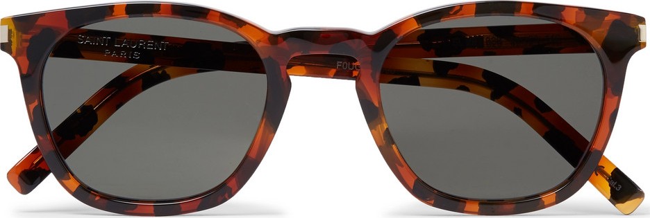 Saint Laurent D-Frame Tortoiseshell Acetate Sunglasses