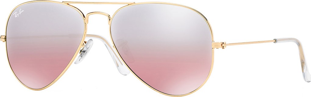 Ray Ban Mirrored Flash Aviator Sunglasses