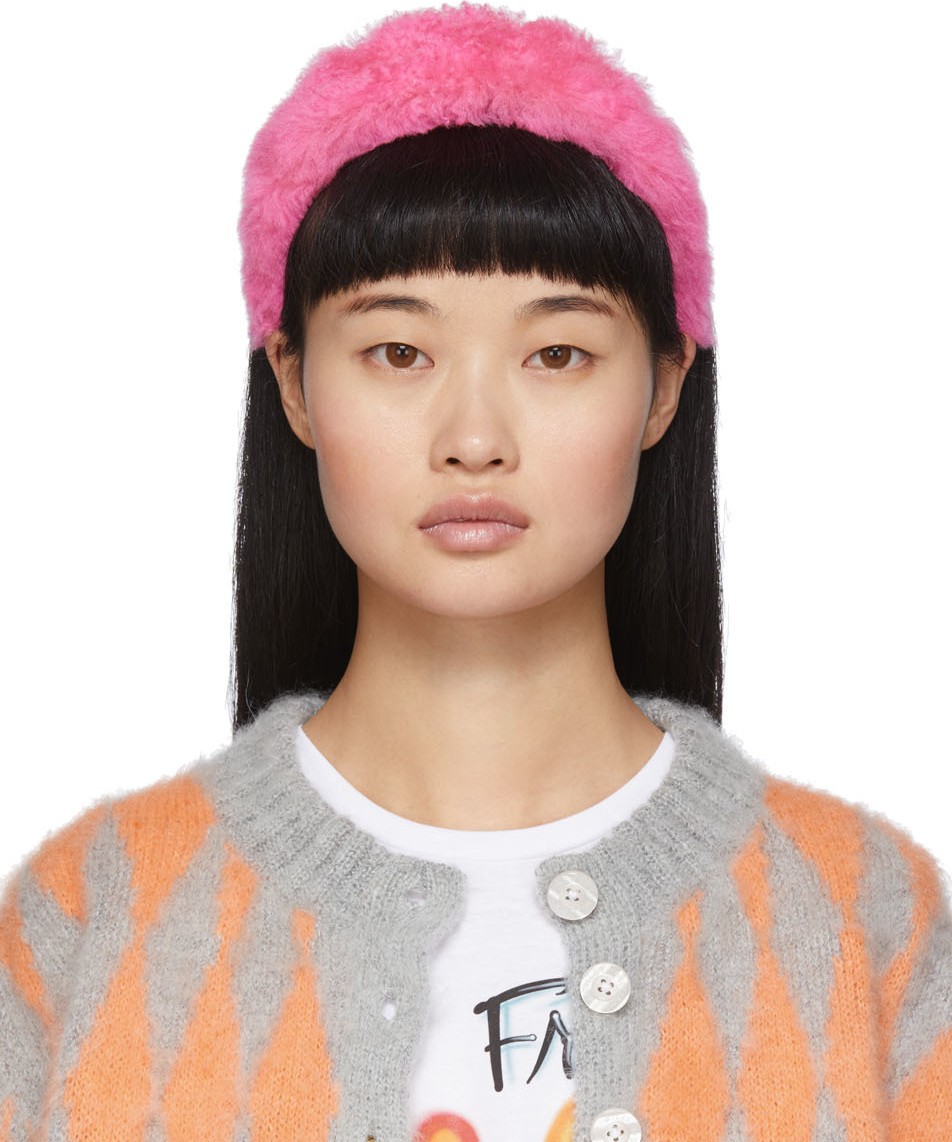 Ashley Williams SSENSE Exclusive Pink Alice Headband