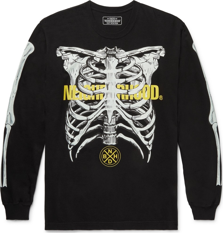 Neighborhood Printed Cotton-Jersey T-Shirt