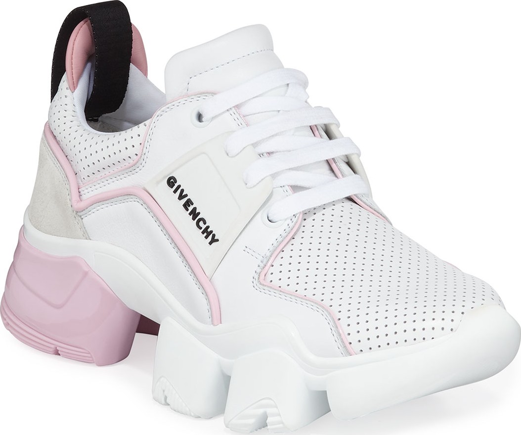Givenchy Jaw Low-Top Leather Sneakers  White