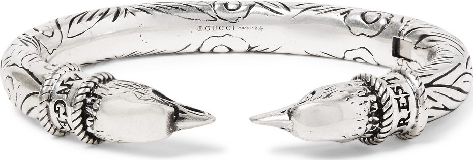 Gucci Eagle Head Sterling Silver Cuff