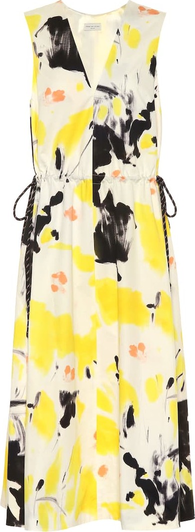 Dries Van Noten Floral cotton dress